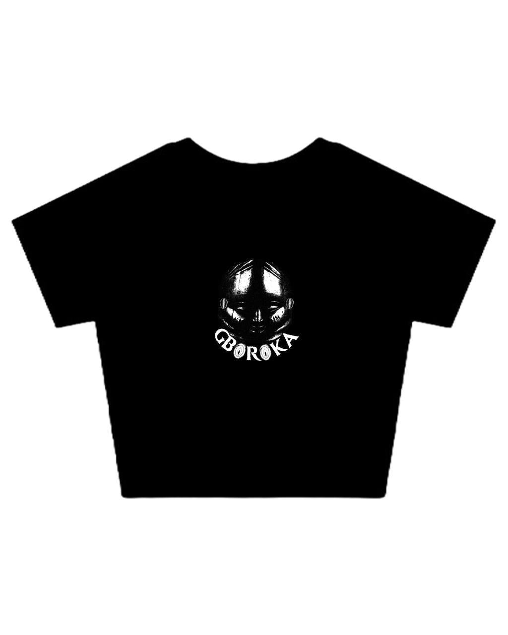 Bondo Mask Black Croptop